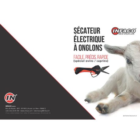 Brochure kit onglon pour sécateur électrique F3010 en Français - INFACO