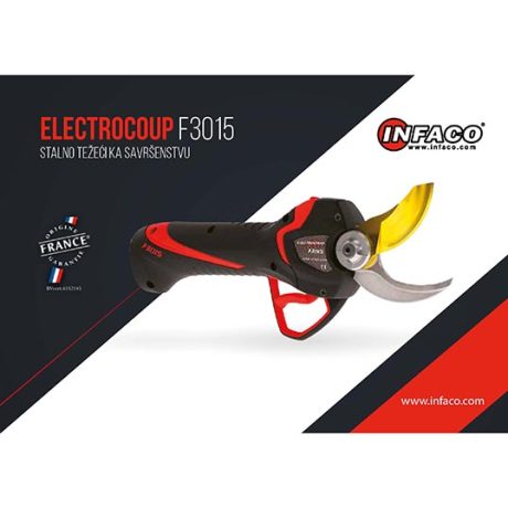 Brochure sécateur électrique ELECTROCOUP F3015 en Croate - INFACO