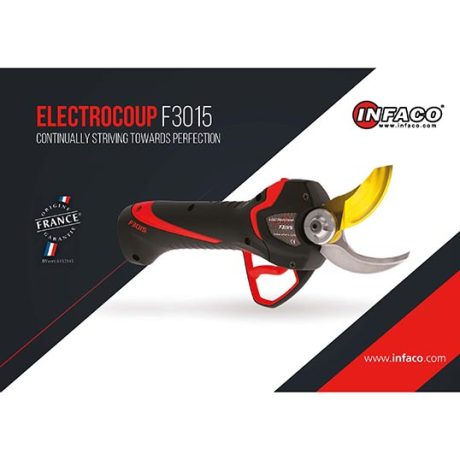 Brochure sécateur électrique ELECTROCOUP F3015 en Anglais - INFACO