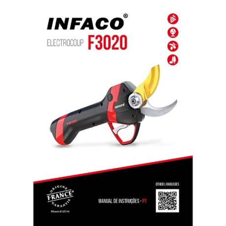 Notice sécateur électrique F3020 en Portugais - INFACO