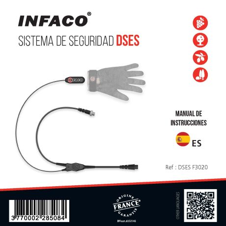 Notice système sécurité DSES pour sécateur électrique F3020 en Espagnol - INFACO