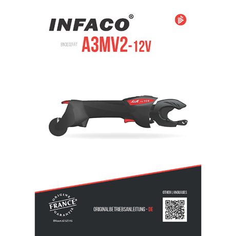 Notice attacheuse électrique A3MV2 en Allemand - INFACO