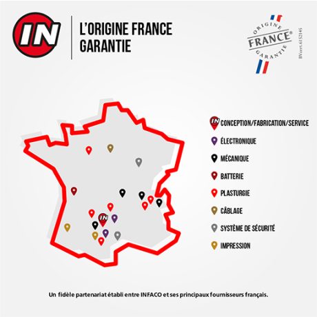 Carte fournisseurs français Infaco