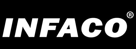 Logo INFACO fond noir