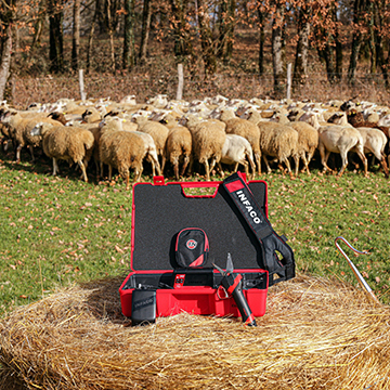 Mallette complète secateur electrique professionnel kit onglon F3020 moutons - INFACO