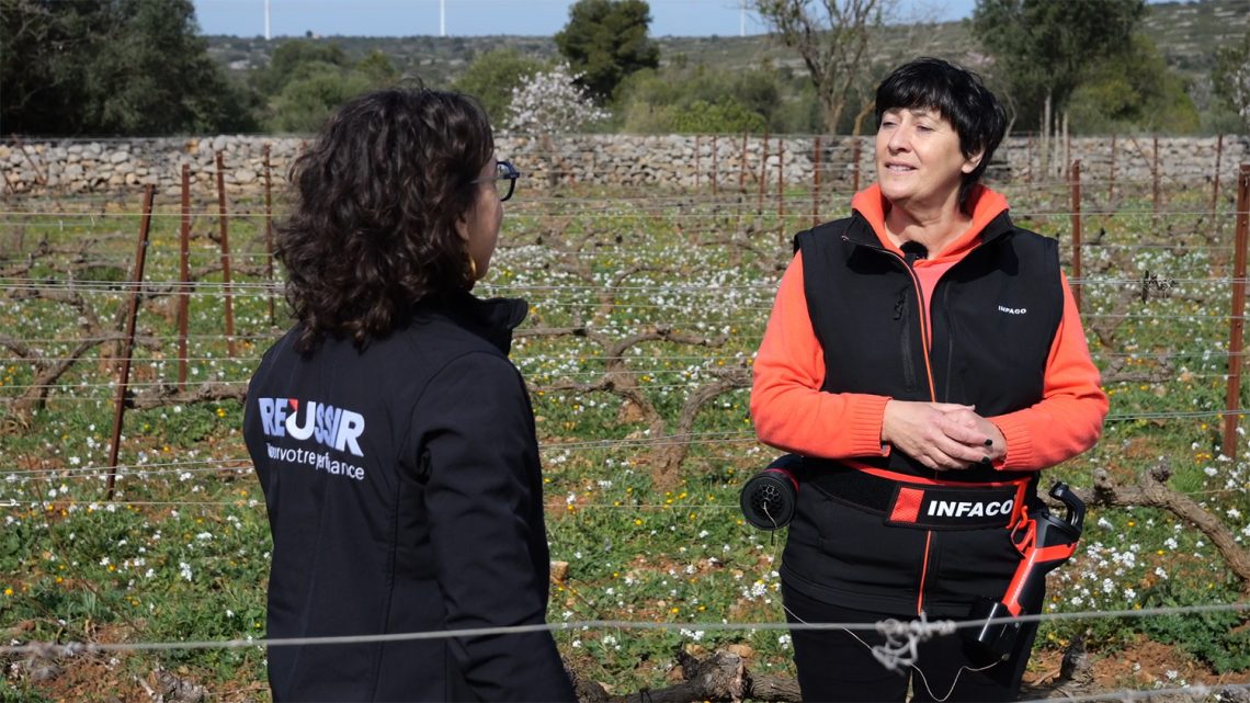 Interview mit Valérie Guérin über die Bindemaschine AT1000 im Weingut Mille Vignes Interview mit Valérie Guérin über die Bindemaschine AT1000 im Weingut Mille Vignes