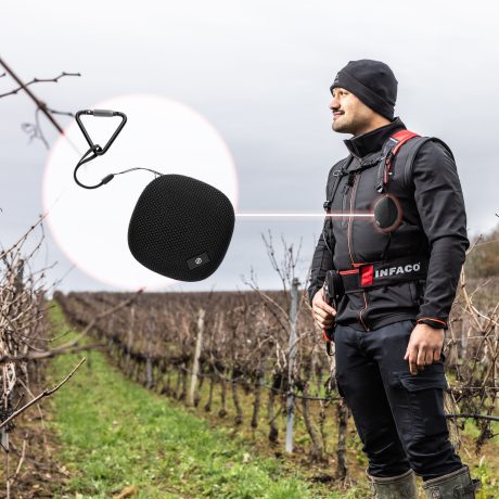 Enceinte bluetooth kit main libre, cadeau INFACO