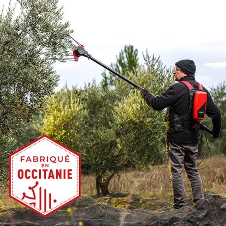 Vibreur à olives V5000 avec logo Fabriqué en Occitanie