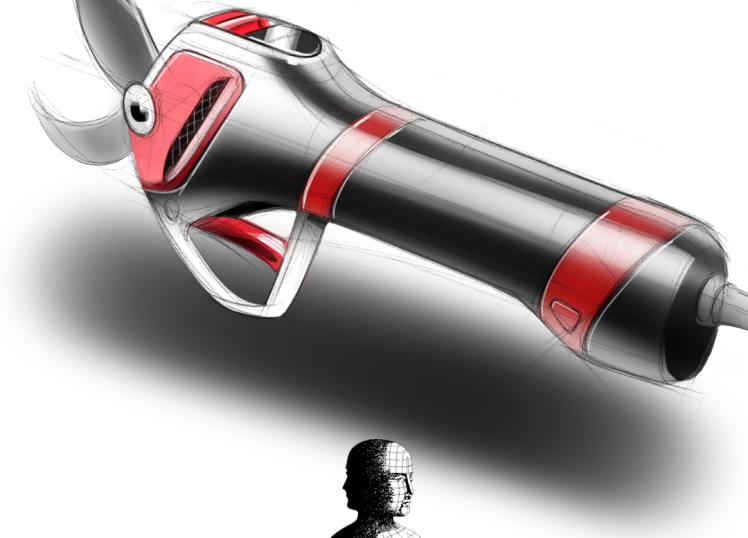 Croquis du sécateur F3020 par Blanc Tailleur - gagnant du JANUS 2022 de l'industrie Croquis du sécateur F3020 par Blanc Tailleur - gagnant du JANUS 2022 de l'industrie